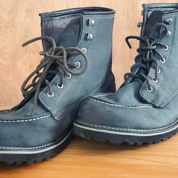 HAWKE & CO Moc Toe Leather Work Boots/ Size 13 - Picture 5 of 11